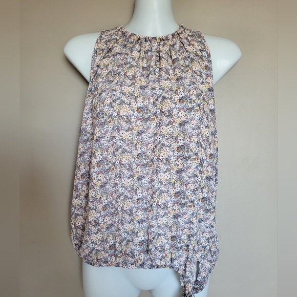 Sienna Sky Multicolor Floral Blouse, Size Small - Picture 1 of 4